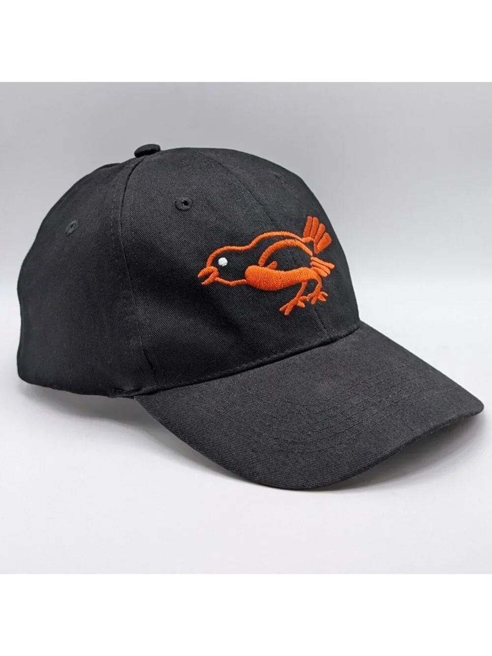 Baltimore Orioles DAP Strap Back Hat MLB Baseball Stadium Promo Cap All Black